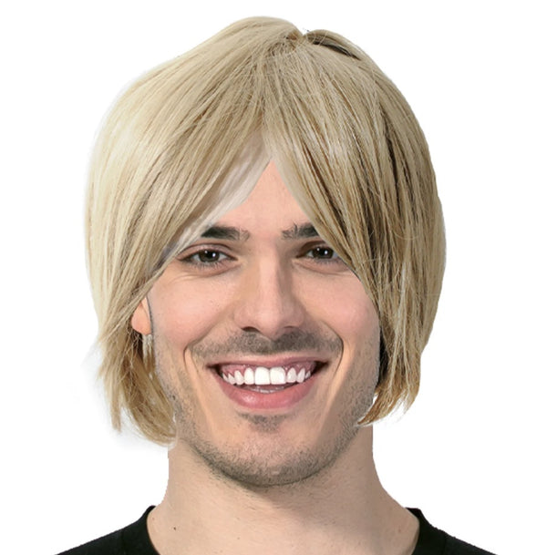 MENS MIDDLE PART WIG (DIRTY BLONDE)